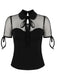 SCHWARZ PATCHWORK SPATIZEN BASIC KURZARM