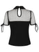 SCHWARZ PATCHWORK SPATIZEN BASIC KURZARM