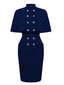 2PCS 1960ER BLEISTIFTKLEID MIT CAPE