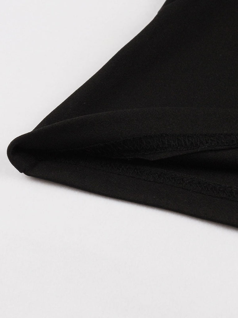 SCHWARZ PATCHWORK SPATIZEN BASIC KURZARM