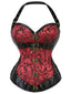 ALLERHEILIGEN NECKHOLDER KORSETT STEAMPUNK GOTHIC BLUME
