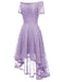 1950ER SCHULTERFREIES BLUMENSPITZE KLEID
