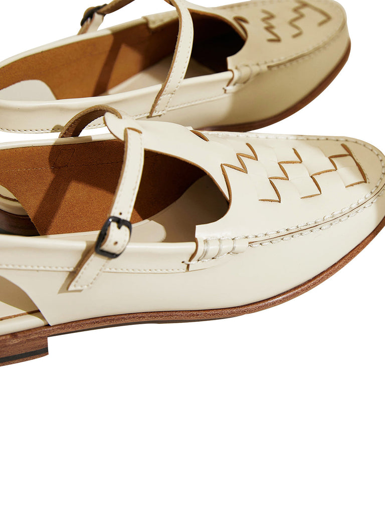 Handgeflochtene Retro Zehensandalen