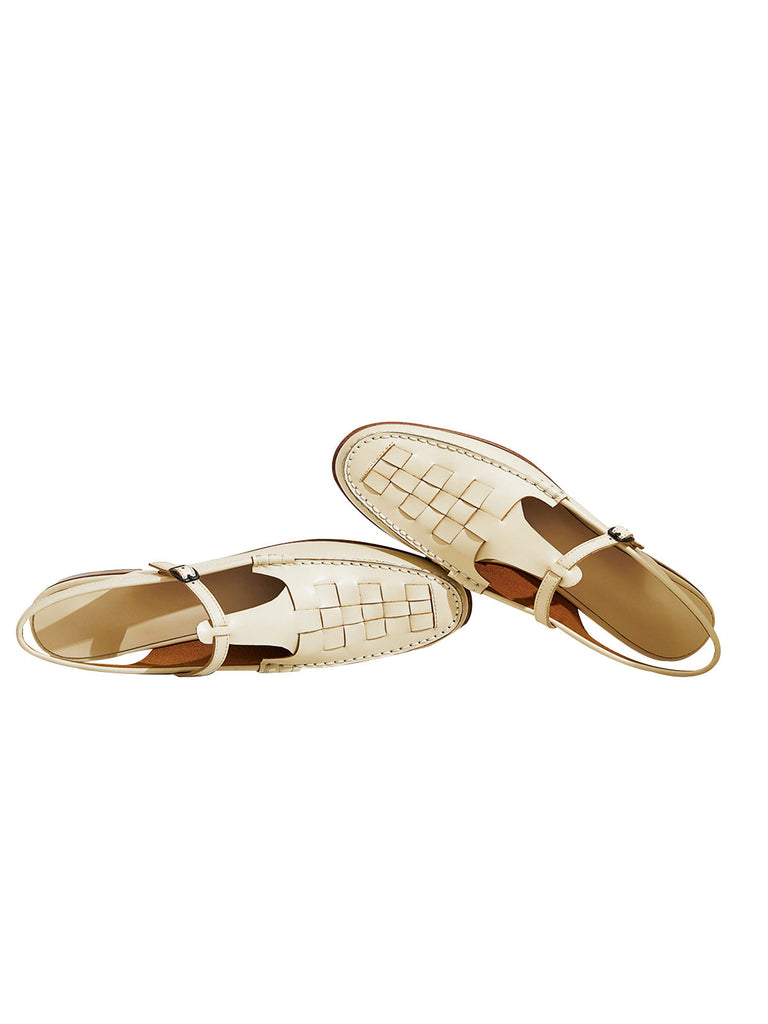 Handgeflochtene Retro Zehensandalen