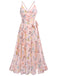 Hellrosa Schmetterlings Halter Kleid