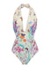 SCHMETTERLINGS HALFTER EINTEILIGES BIKINI-SET