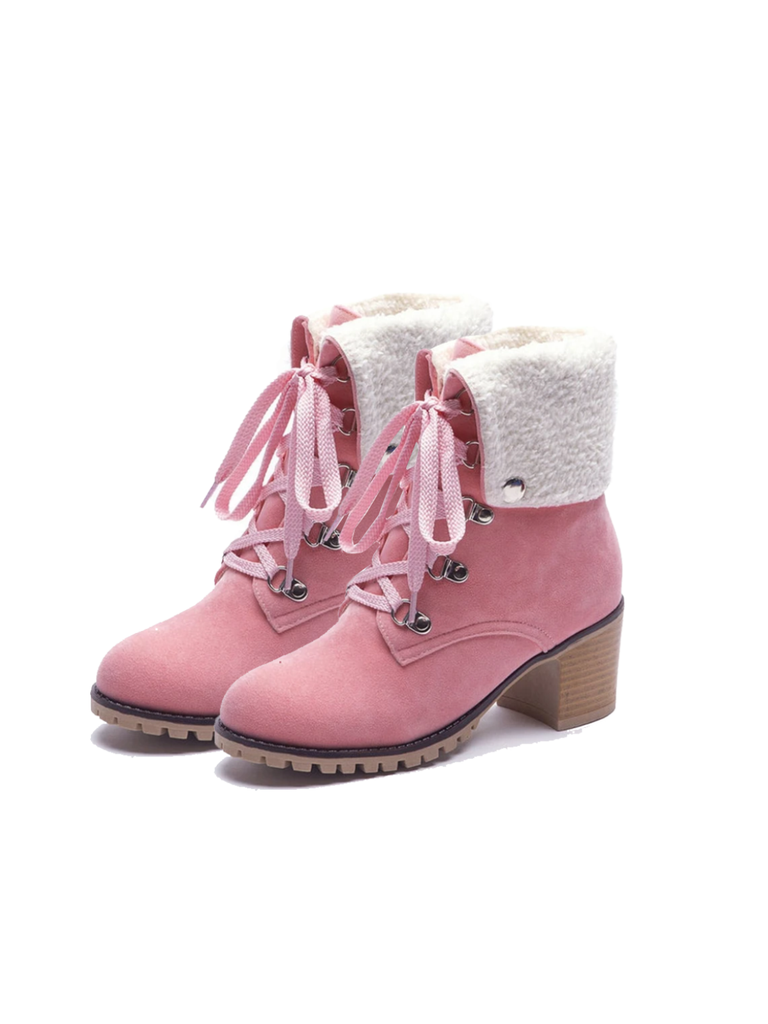 Weinrot Kurze Martin Britischen Stil Stiefel