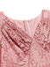 1950ER SPITZE BLUMEN SWING KLEID