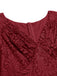 1950ER SPITZE BLUMEN SWING KLEID