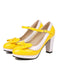BOWKNOT CHUNKY HEELS MARY JANE SCHUHE