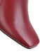 KURZE RETRO-STIEFEL MIT DICKEM ABSATZ