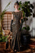 1920ER PAILLETTEN ART DECO MAXIKLEID