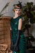 1920ER PAILLETTEN ART DECO MAXIKLEID