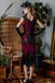 ROT 1920ER PERLEN PAILLETTEN FRANSEN FLAPPER KLEID