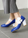 VINTAGE PATCHWORK BOW HOHE ABSATZ SCHUHE