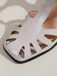 RETRO CUTOUT SANDALEN HIGH HEEL SCHUHE
