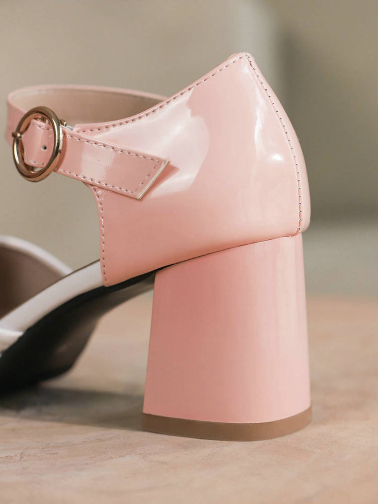 Rot RETRO KNÖCHELRIEMEN HIGH HEELS SCHUHE