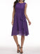 ÄRMELLOSES SWING-KLEID AUS EINER EINFACHER SPITZE