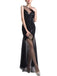 1920ER SCHWARZ PAILLETTEN HOCHZEIT KLEID