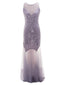 1920ER GRAU PAILLETTEN HOCHZEIT KLEID