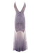 1920ER GRAU PAILLETTEN HOCHZEIT KLEID