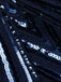 DUNKEL BLAU 1920ER FRANSEN GATSBY FLAPPER KLEID