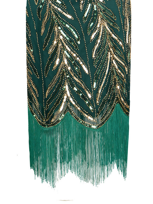 1920ER FRANSEN PAILLETTEN PARTY KLEID