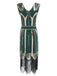 1920ER VINTAGE FRANSEN PAILLETTEN PARTY KLEID