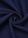 Marineblaues gestreiftes Patchwork-Kleid aus den 1950ern