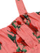 Rosa Kleid Mit Hoher Taille Und Hosenträgern