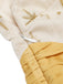 Gelbes 1950er Mesh Patchwork Swing Kleid