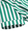 Dunkelgrün 1950er Krawattenausschnitt Gestreiftes Kleid