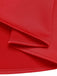 [Vorverkauf] Rotes 1950er Weihnachts-Kariertes schulterfreies Kleid