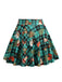 1950er Weihnachten Schneemann Plaid Swing Rock