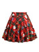 1950er Weihnachten Schneemann Plaid Swing Rock
