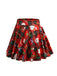 1950er Weihnachten Schneemann Plaid Swing Rock