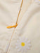 Gelb 1950er V-Ausschnitt Daisy Mesh Romper