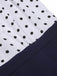 Blau 1940er Halter Polka Dot Jumpsuit