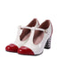 VINTAGE WEISS HOHE ABSATZ SCHUHE