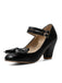 VINTAGE BOW HOHE ABSATZ SCHUHE