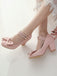VINTAGE BOW HOHE ABSATZ SCHUHE