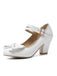 VINTAGE BOW HOHE ABSATZ SCHUHE