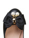 VINTAGE BOW PERLEN HOHE ABSATZ SCHUHE