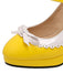 VINTAGE PATCHWORK BOW PERLEN HOHE ABSATZ SCHUHE
