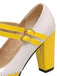 VINTAGE PATCHWORK BOW PERLEN HOHE ABSATZ SCHUHE