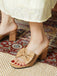 RETRO BOWKNOT HEELS SCHUHE