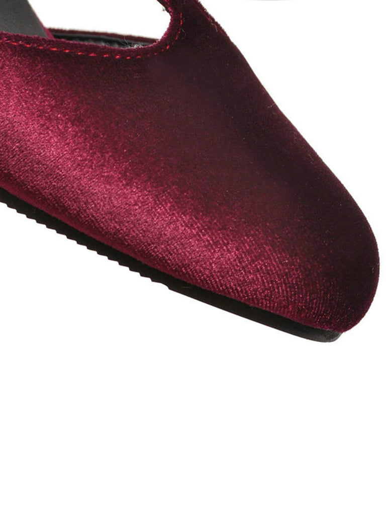 Retro T-Gurt Mary Jane Hoher Absatz Schuhe