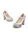 RETRO ROSEN ABSATZSCHUHE