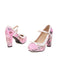RETRO ROSEN ABSATZSCHUHE