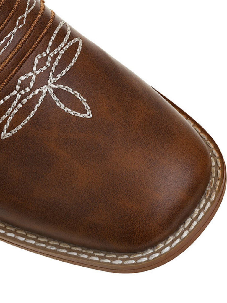 LANGE STIEFEL AUS BESTICKTEM LEDER